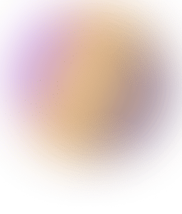 A circle featuring a vibrant purple and yellow color combination.