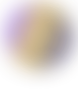 A circle featuring a vibrant purple and gold color scheme.