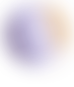 A purple and yellow circle centered on a white background.