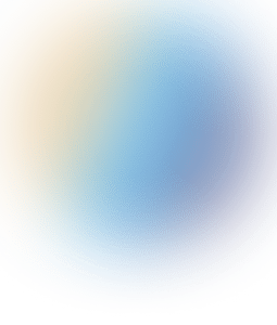 A circle set against a blue and yellow background, creating a vibrant and contrasting visual effect.